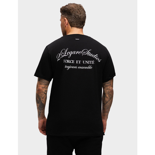 2LEGARE 2LEGARE Force Et Unite T-Shirt - Black