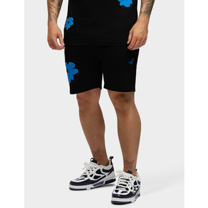 2LEGARE 2LEGARE Flower Short - Black/Cobalt