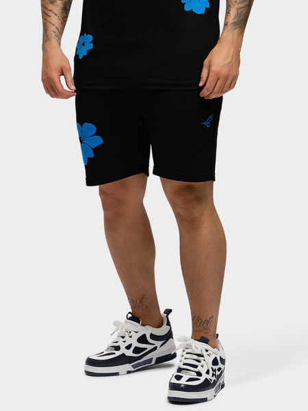2LEGARE Flower Short - Black/Cobalt