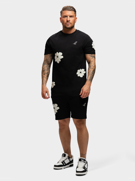 2LEGARE Flower Short - Black/White 2LEGARE 2LEGARE Flower Short - Black/White