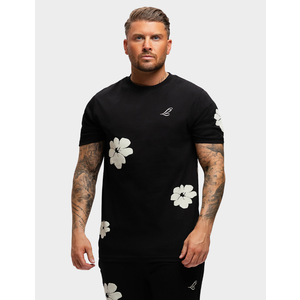 2LEGARE 2LEGARE Flower T-Shirt - Black/White