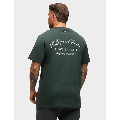 2LEGARE 2LEGARE Force Et Unite T-Shirt - Green
