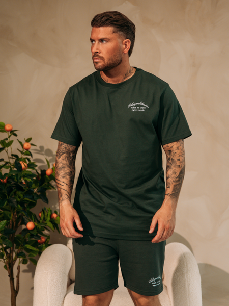 2LEGARE 2LEGARE Force Et Unite T-Shirt - Green