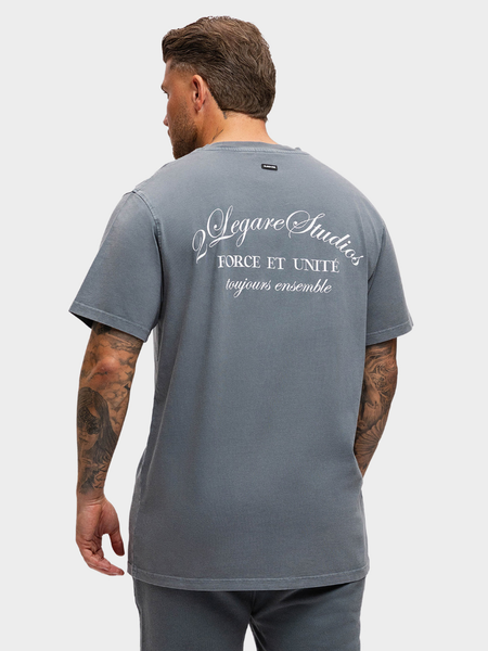 2LEGARE Force Et Unite T-Shirt - Wash