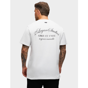 2LEGARE 2LEGARE Force Et Unite T-Shirt - White