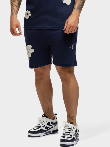 2LEGARE Flower Short - Navy/White