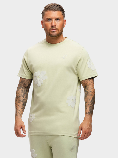 2LEGARE Flower T-Shirt - Mint/Green