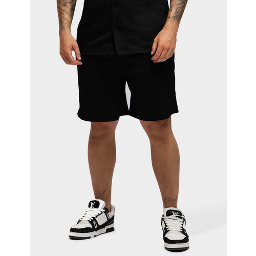 2LEGARE 2LEGARE Embroidery Short - Black