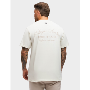 2LEGARE 2LEGARE Force Et Unite T-Shirt - Off White