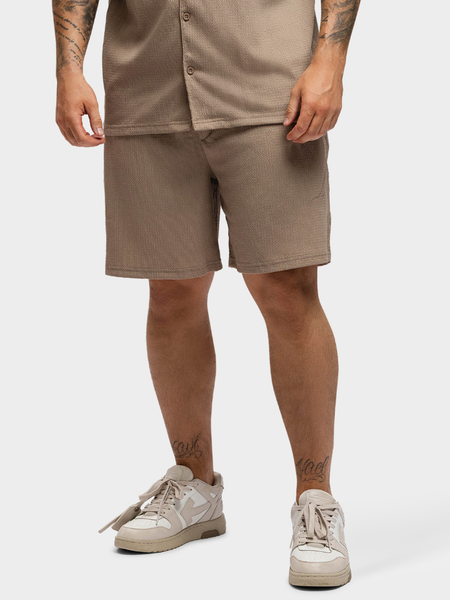2LEGARE Embroidery Short - Beige