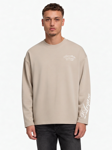 2LEGARE Force et Unite Longsleeve T-Shirt - Beige
