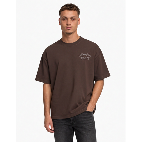 2LEGARE 2LEGARE Force et Unite T-Shirt - Dark Brown 2LEGARE 2LEGARE Force et Unite T-Shirt - Dark Brown