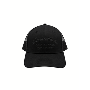 2LEGARE 2LEGARE Force et Unite Trucker Cap - Black/Black