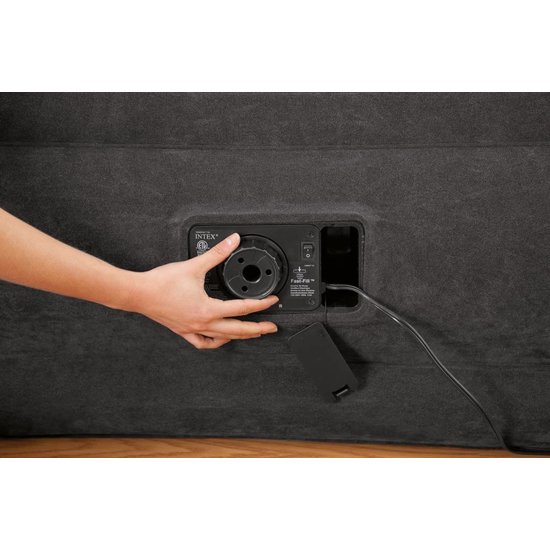 Intex 1 persoons Full Comfort Plush Mid Rise Airbed Kit