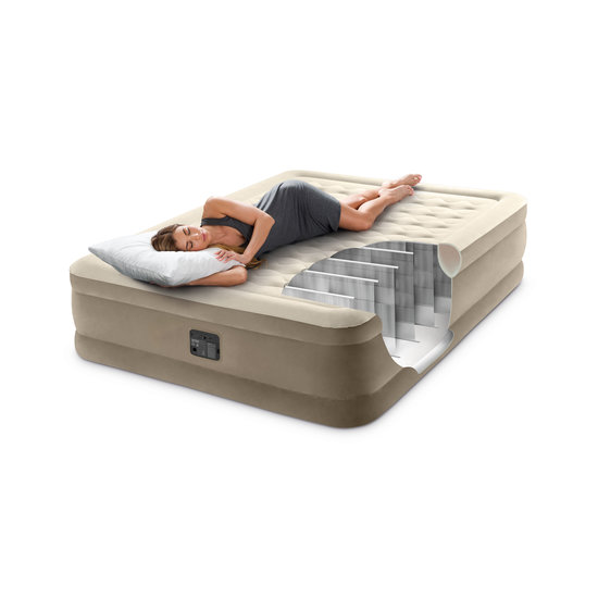 Intex 2 persoons - Ultra Plush Airbed Kit Dura-Beam
