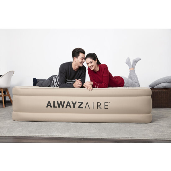 Bestway AlwayzAire beige luchtmatras - 2 persoons