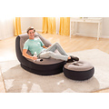 Intex Ultra Lounge relax stoel + poef