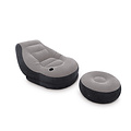 Intex Ultra Lounge relax stoel + poef