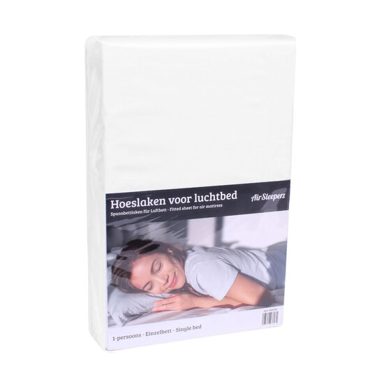 AirSleeperz Hoeslaken katoen voor eenpersoons luchtmatras
