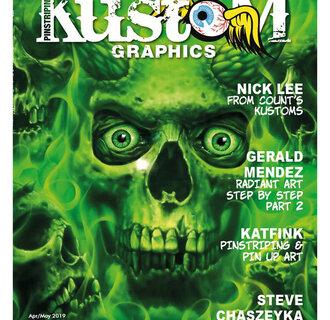 Pinstriping & Kustom Graphics magazine 73