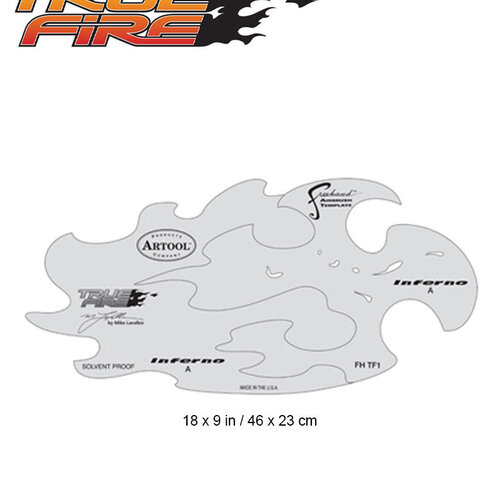 Artool Artool Tru Fire Freehand Airbrush Template by Mike Lavallee