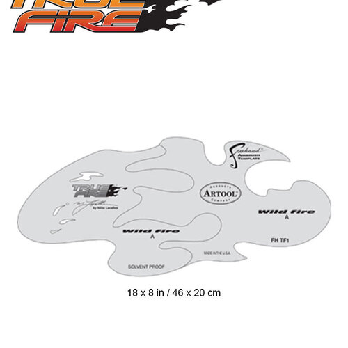 Artool Artool Tru Fire Freehand Airbrush Template by Mike Lavallee