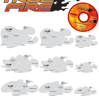 Tru Fire Freehand Airbrush Template by Mike Lavallee