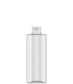 Empty plastic solvent-resistant bottle 100 ml