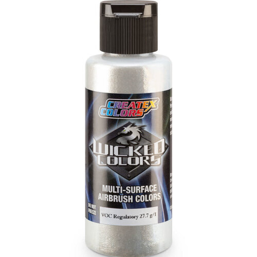 Createx Colors Createx Wicked Pearl-Flake Airbrush Colors 60 ml - W420 Hot Rod Sparkle White