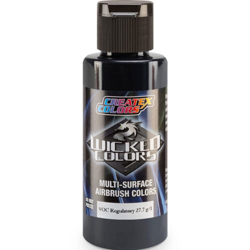 Createx Colors Createx Wicked Detail Airbrush Colors 60 ml - W072 Detail Smoke Black