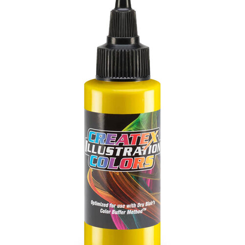 Createx Colors Createx Illustration Transparent Airbrush Colors 60 ml - 5052 Illustration Yellow