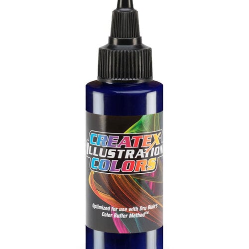 Createx Colors Createx Illustration Transparent Airbrush Colors 60 ml - 5059 Illustration Cobalt Blue