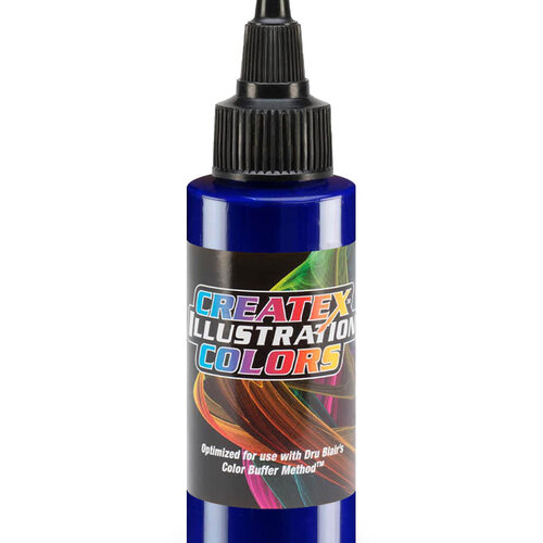 Createx Colors Createx Illustration Transparent Airbrush Colors 60 ml - 5060 Illustration Cerulean Blue