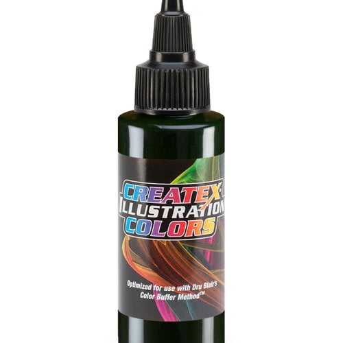 Createx Colors Createx Illustration Transparent Airbrush Colors 60 ml - 5065 Illustration Moss Green