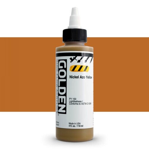 Golden High Flow Acrylics GOLDEN High Flow Acrylics - 8534 Nickel Azo Yellow