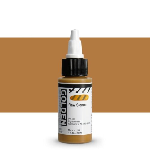 Golden High Flow Acrylics GOLDEN High Flow Acrylics - 8543 Raw Sienna