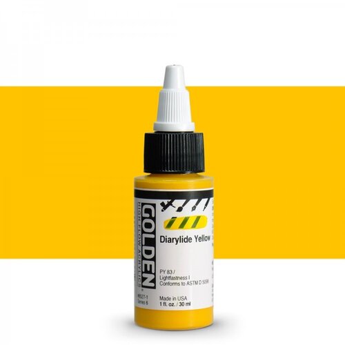 Golden High Flow Acrylics GOLDEN High Flow Acrylics - 8527 Diarylide Yellow