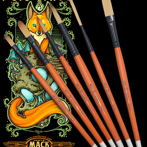 Mack Brushes Mack series M/T-FS - Foxy Tails Set
