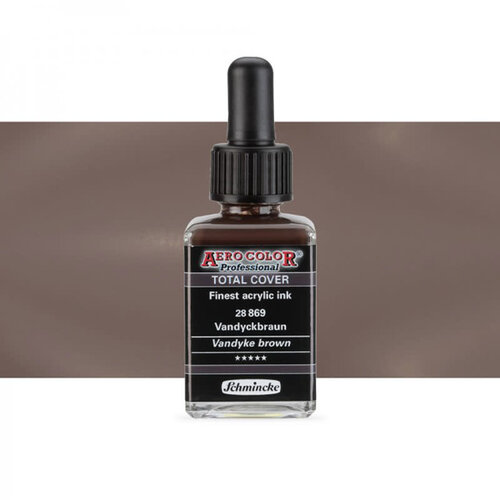 Schmincke Schmincke AERO Color Total Cover 28 ml - 28869 Vandyke Brown