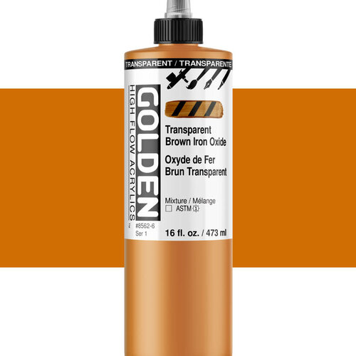 Golden High Flow Acrylics GOLDEN High Flow Acrylics Transparent - 8562 Oxyde de Fer Brun Transparent