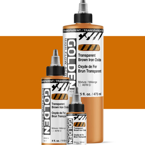 Golden High Flow Acrylics GOLDEN High Flow Acrylics Transparent - 8562 Oxyde de Fer Brun Transparent