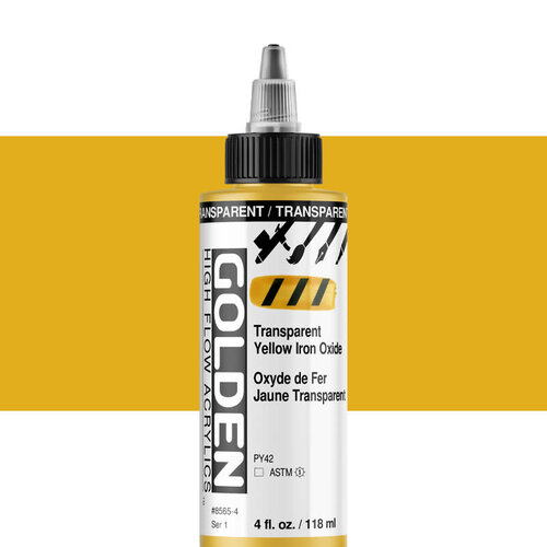 Golden High Flow Acrylics GOLDEN High Flow Acrylics Transparent - 8565 Oxyde de Fer Jaune Transparent