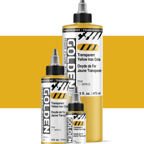 Golden High Flow Acrylics GOLDEN High Flow Acrylics Transparent - 8565 Oxyde de Fer Jaune Transparent