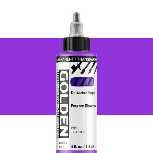 Golden High Flow Acrylics GOLDEN High Flow Acrylics Transparent - 8556 Dioxazine Purple