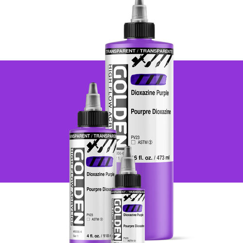 Golden High Flow Acrylics GOLDEN High Flow Acrylics Transparent - 8556 Dioxazine Purple