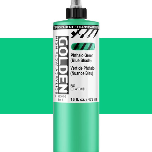 Golden High Flow Acrylics GOLDEN High Flow Acrylics Transparent - 8560 Phthalo Green (Blue Shade)