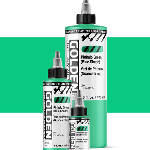 Golden High Flow Acrylics GOLDEN High Flow Acrylics Transparent - 8560 Phthalo Green (Blue Shade)