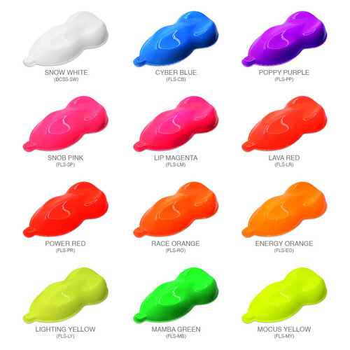 Custom Creative Custom Creative Solvent-Based Racing Fluor Airbrush Color - Fluorescent Lighting Yellow