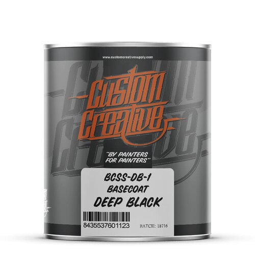 Custom Creative Custom Creative Solvent-Based Base SOLID Airbrush Colors - Deep Black