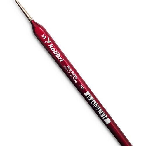 Kolibri Kolibri series 333 - Red Sable Detail Brush taille: 2/0